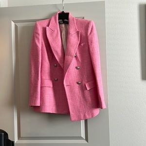 Zara pink blazer